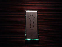 マンダリンオリエンタルホテル東京　男性用トイレマーク