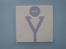 ナムコ・プラボ荻窪店　男性用トイレマーク