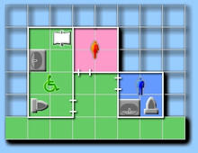 カシコシュ東久留米店 2階トイレ見取り図