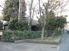 武蔵野の水車経営農家トイレ