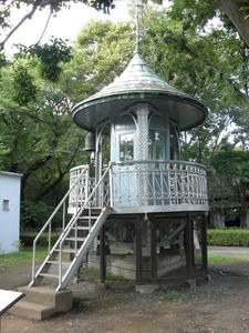 江戸東京たてもの園 東ゾーン 上野消防署鐘楼上部