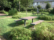 下の川緑地せせらぎ遊歩道公園 展望広場