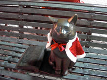 若葉台駅 駅前ネコサンタ