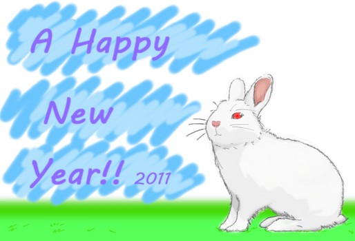 年賀うさぎ