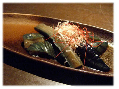 秋茄子揚げ浸し