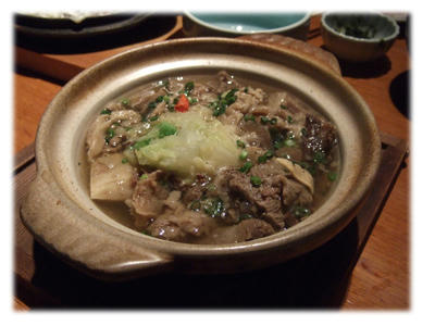 牛すじの煮込み