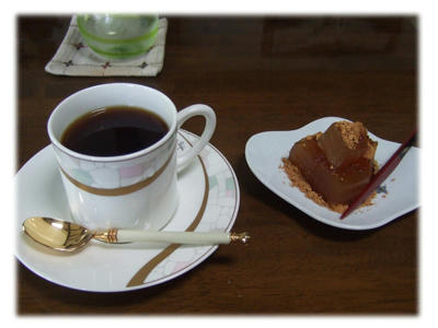 コーヒーとデザート