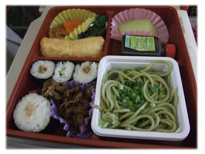 お弁当(行き)