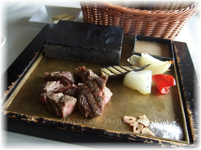佐賀牛の溶岩焼き