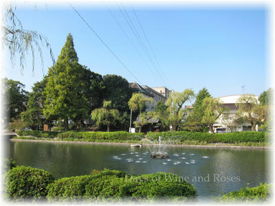 お堀と西条高校