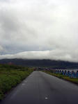 三原山も雲の中