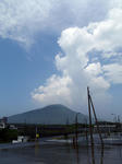 雨上がりの八丈富士
