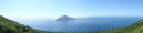 パノラマで撮った八丈小島