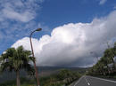 おっきな雲はかかってますが・・・