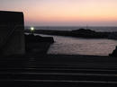 変わらずぺったりの夕方の旧八重根