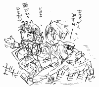 逃亡中
