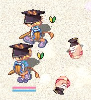 仲良く走る