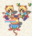 獅子3人