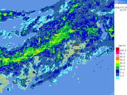雨雲レーダー