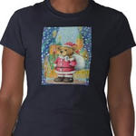 Christmas picture - Father Christmas in Teddy Bear