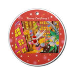 Christmas picture - Father Christmas who came to town