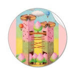 Custom products 「Building picture - Tower of cherry blossoms」 