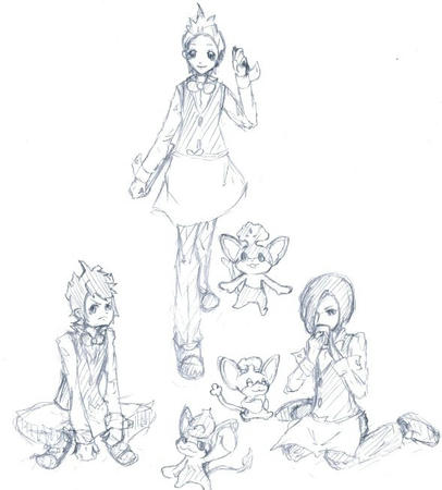 ポケモン サンヨウ三人猿三匹 カトレア げっと ほーぷず