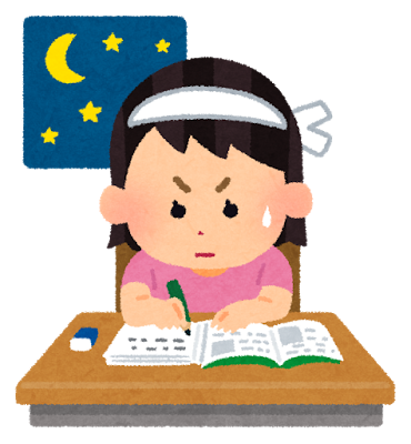 保育士の将来と展望。隠れた前提に注意しよう！【Hidden assumptions】　試験勉強する女性
