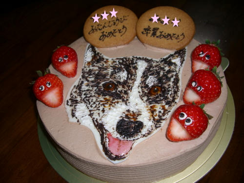 ランちゃんケーキ