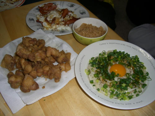 うどん定食(*￣m￣)