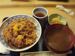 かきあげ丼赤だし