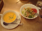 スープとサラダ