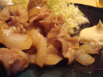 豚バラしょうが焼きUP