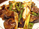 ナスと豚肉UP