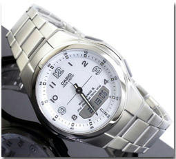 カシオ CASIO WAVECEPTER 電波 ソーラー 腕時計 WVA-M480D-7AJF