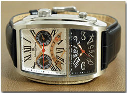 サルバトーレマーラ 腕時計 デュアルタイム SM11123-SSWH