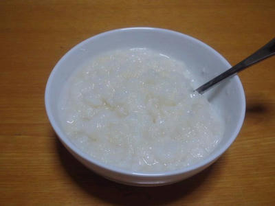 白粥と大根おろし+塩麹