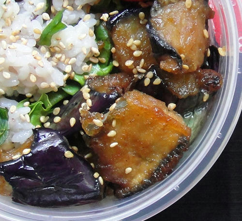 なすのピリ辛唐揚げ