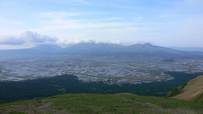 大観峰より眺める五岳