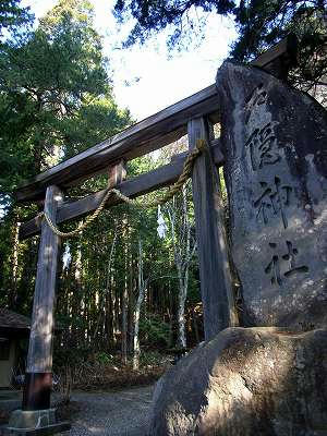 puerta de torii de hokosha