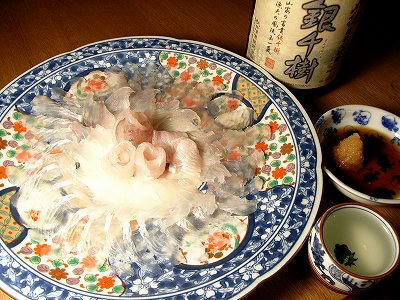 薄造真子鲽、清酒银千树