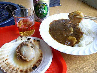 佐吕间湖扇贝咖喱饭