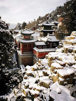 画中游 雪景