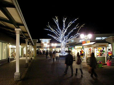 御殿场 Premium Outlets 夜景