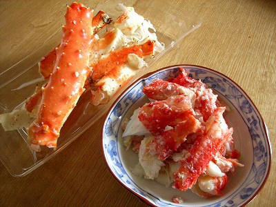 螃蟹肉与壳