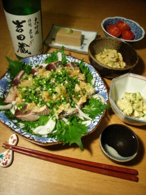 生烤“初鲣”