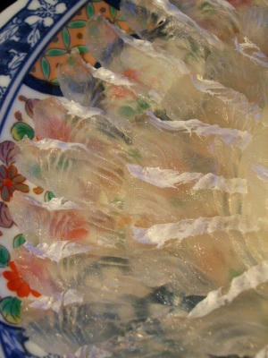 薄造刺身真子鲽鱼片