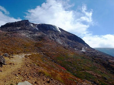 那须岳山顶附近