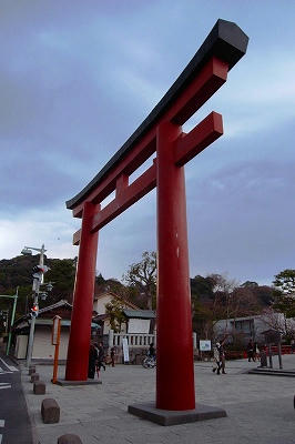 镰仓鹤冈八幡宫大鸟居