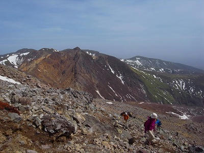 那须茶臼岳山顶附近